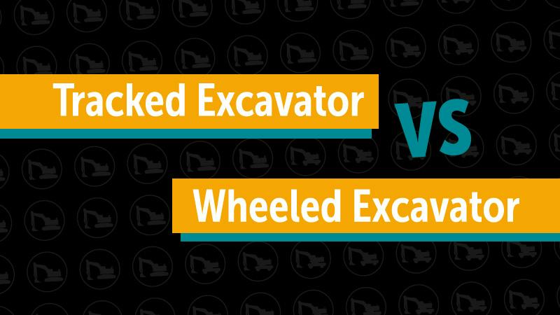 wheeled vs track excavator
