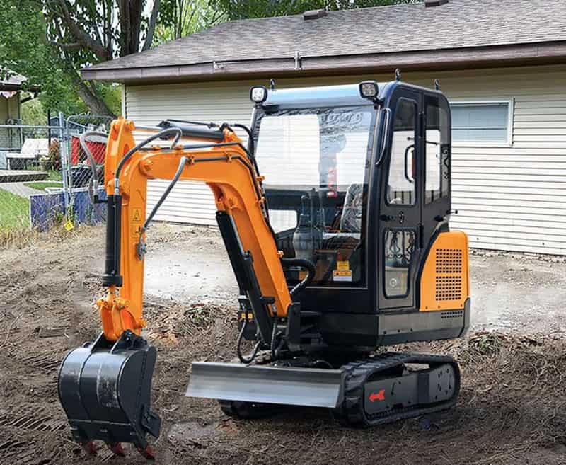 How to use a micro-excavator