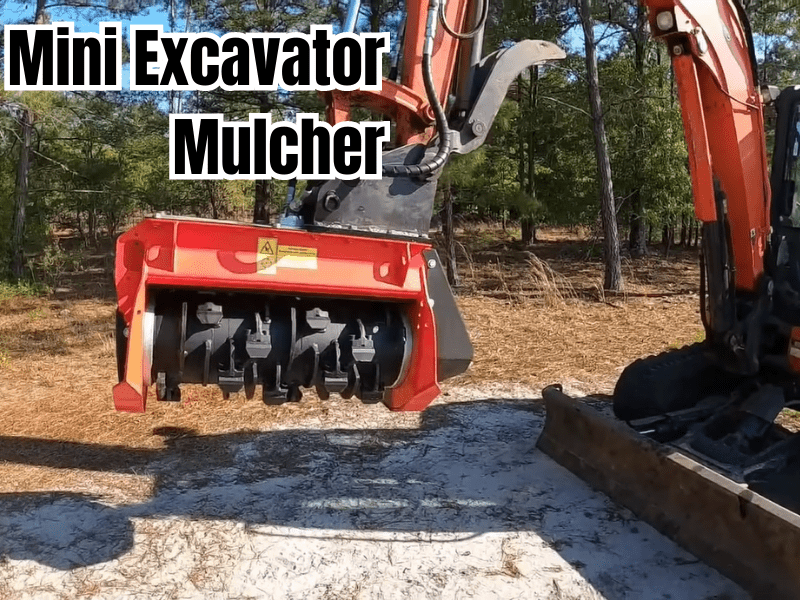 Mini Excavator Mulcher Versatile and Efficient in Power
