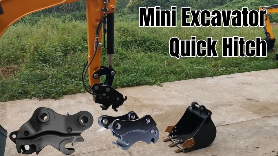 A Mini Excavator Quick Hitch